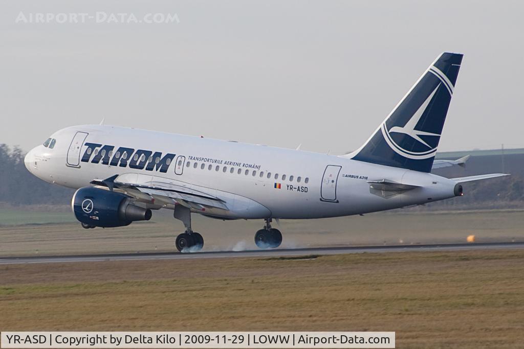 YR-ASD, 2007 Airbus A318-111 C/N 3225, TAROM