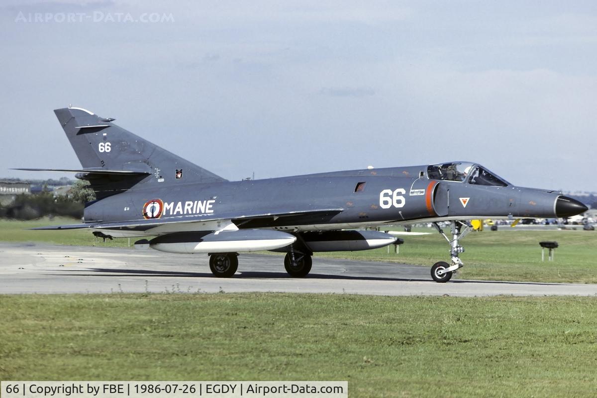 66, Dassault Super Etendard C/N 66, leaving the active