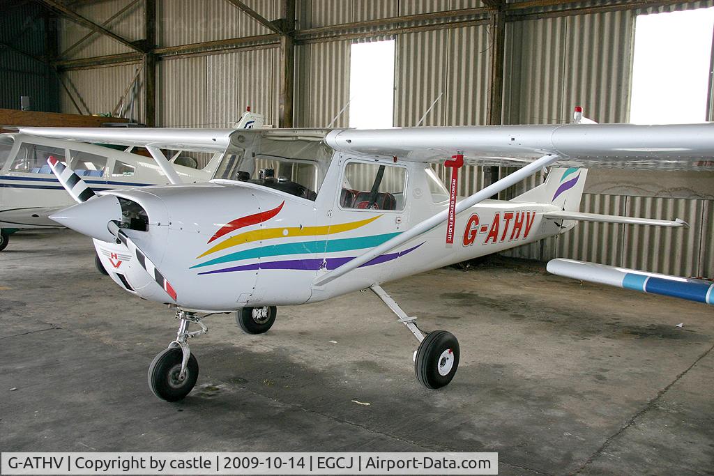 G-ATHV, 1966 Cessna 150F C/N 150-62019, seen @ Sherburn in Elmet