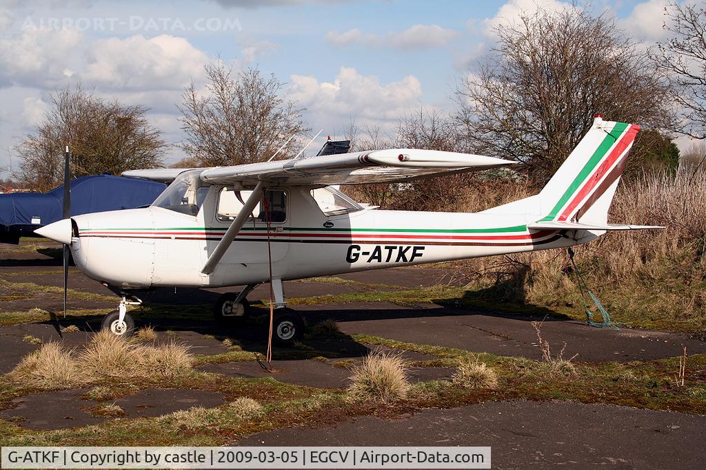 G-ATKF, 1965 Cessna 150F C/N 150-62386, seen @ Sleap