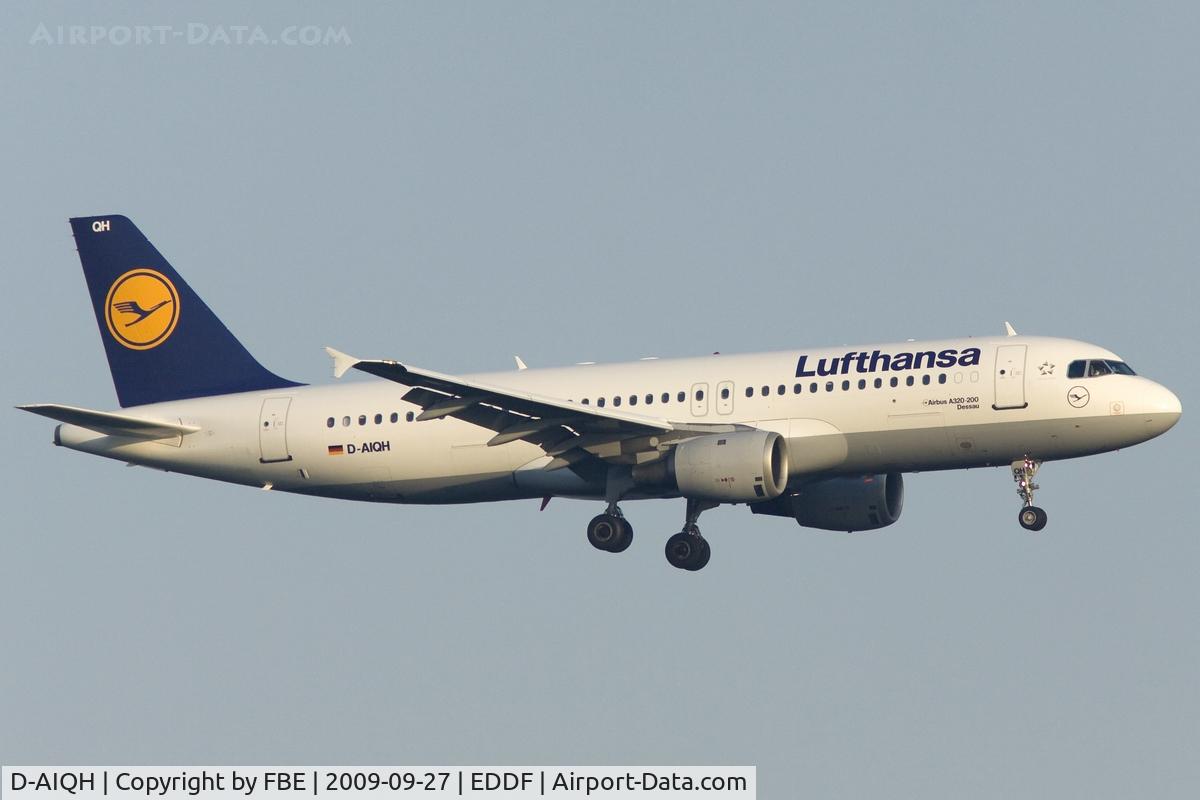 D-AIQH, 1991 Airbus A320-211 C/N 217, early morning arrival