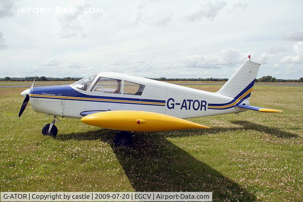 G-ATOR, 1966 Piper PA-28-140 Cherokee C/N 28-21696, seen @ Sleap