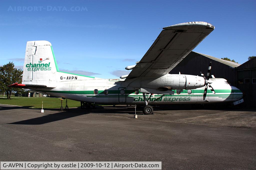 G-AVPN, 1964 Handley Page HPR-7 Herald 213 C/N 176, seen @ Elvington