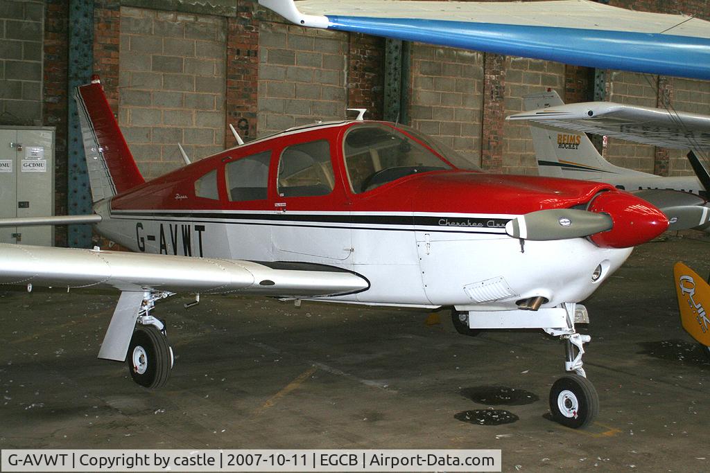G-AVWT, 1968 Piper PA-28R-180 Cherokee Arrow C/N 28R-30362, seen @ Barton