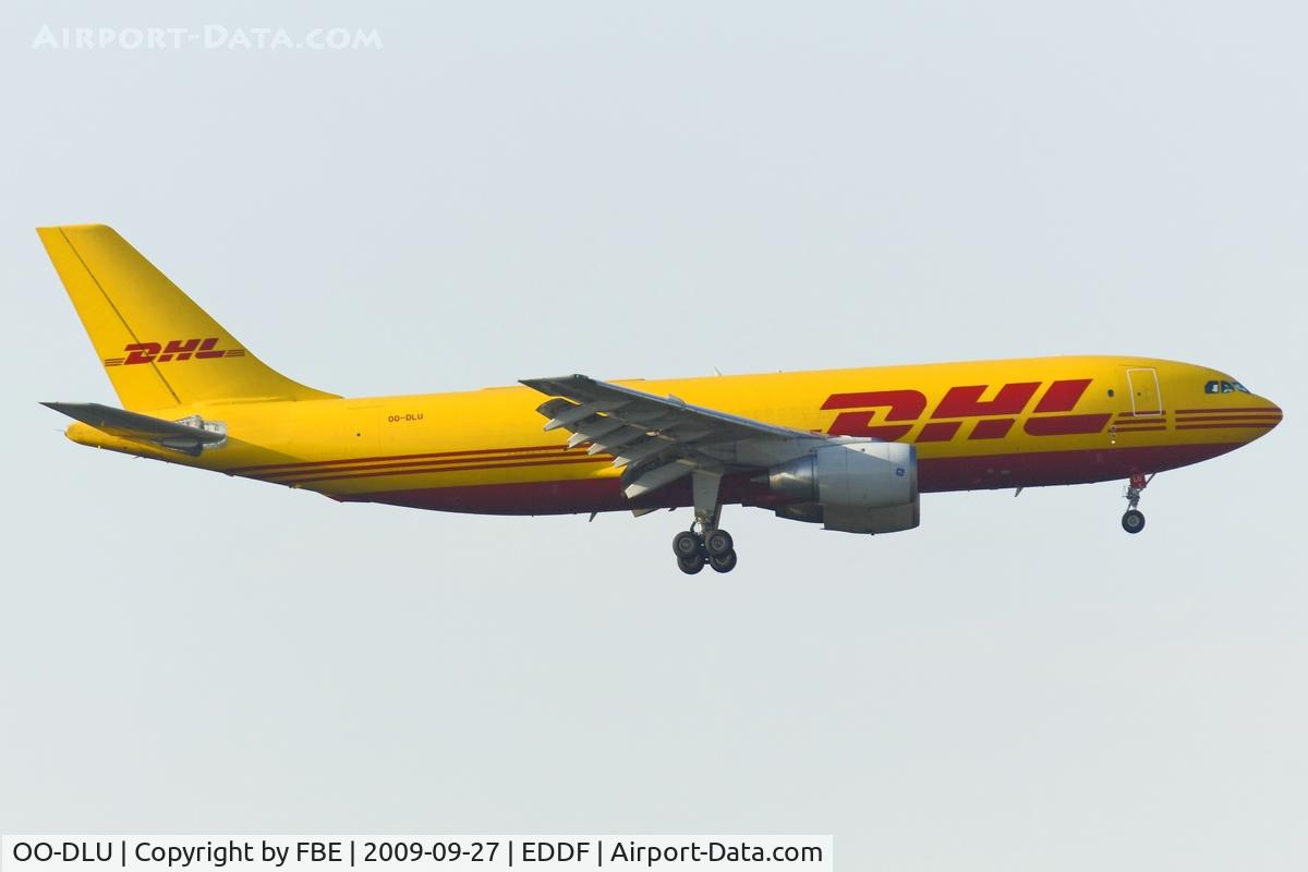 OO-DLU, 1983 Airbus A300B4-203(F) C/N 289, short final RW07R