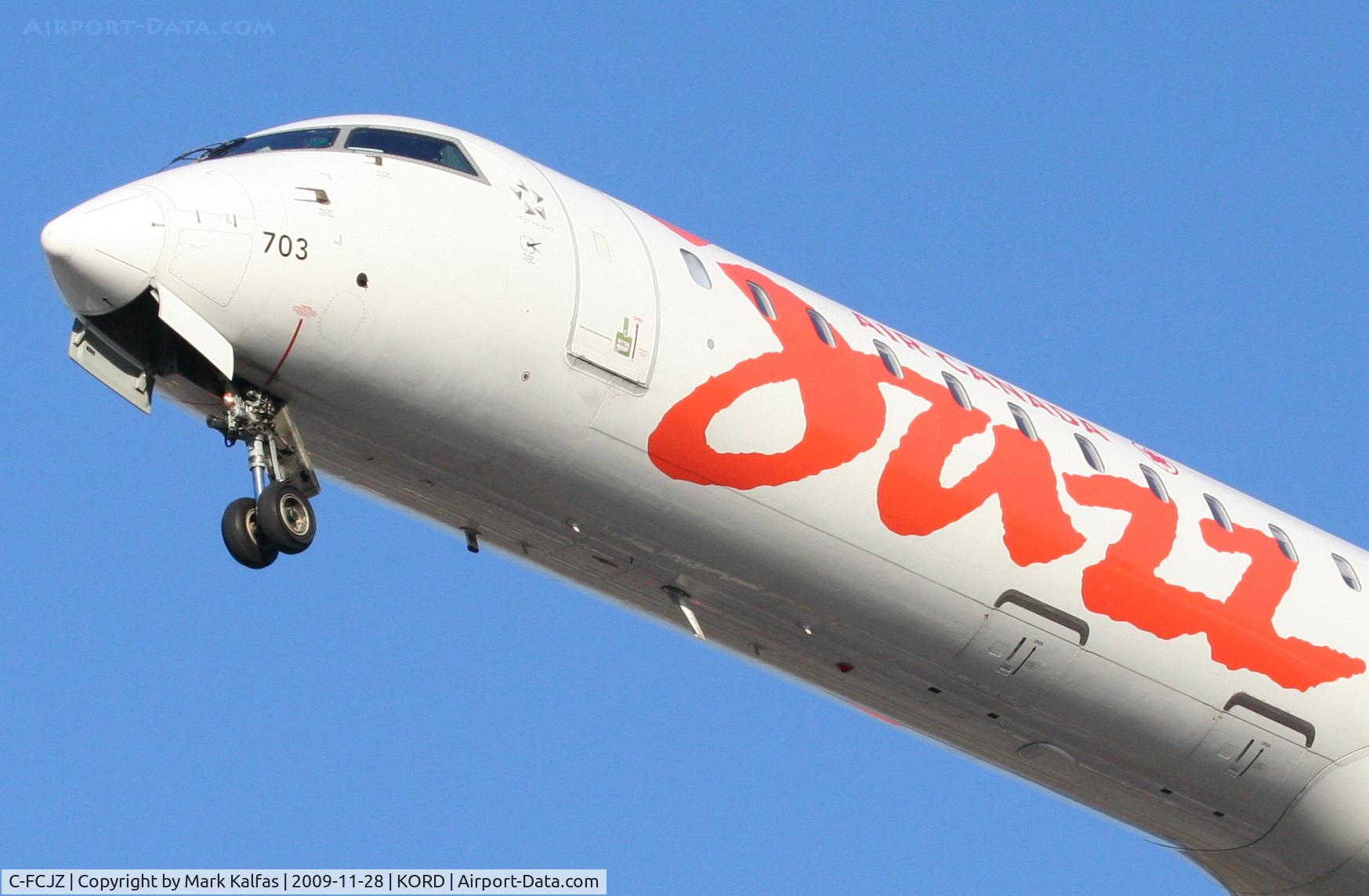 C-FCJZ, 2005 Canadair CRJ-705ER (CL-600-2D15) Regional Jet C/N 15040, Air Canada Regional 