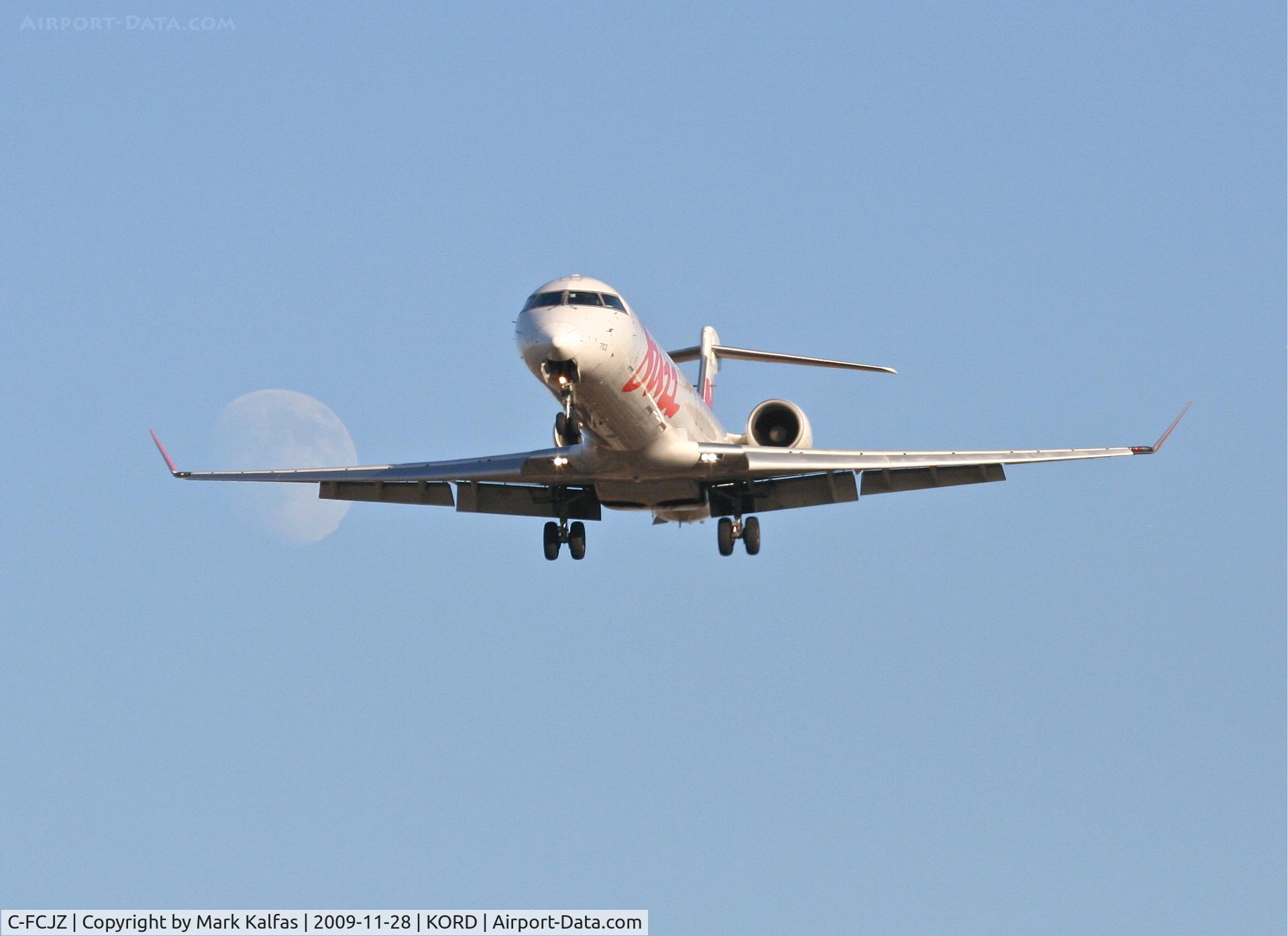 C-FCJZ, 2005 Canadair CRJ-705ER (CL-600-2D15) Regional Jet C/N 15040, Air Canada Regional 