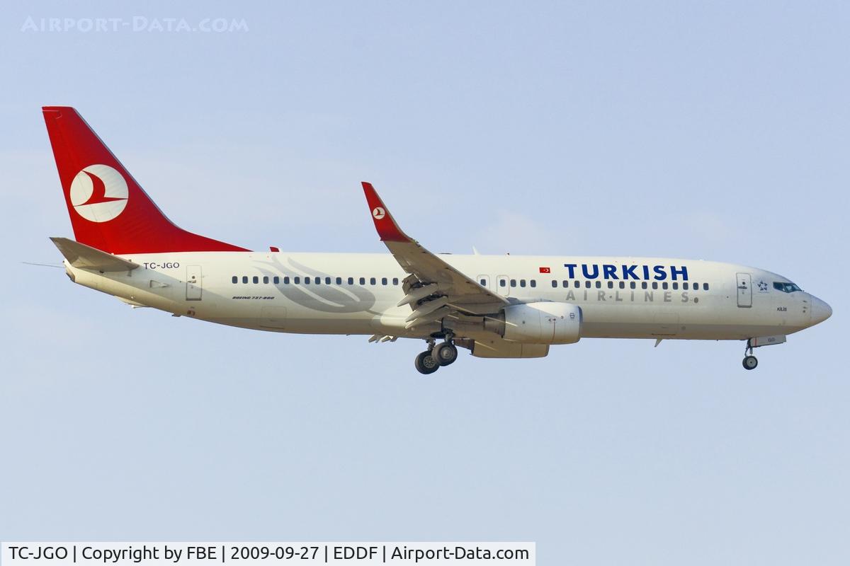 TC-JGO, 2006 Boeing 737-8F2 C/N 34413, short final RW07R