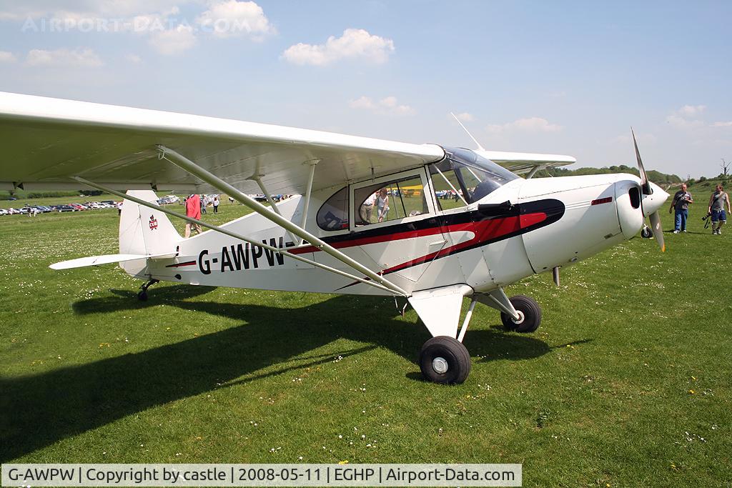 G-AWPW, 1947 Piper PA-12 Super Cruiser C/N 12-3947, seen @ Popham
