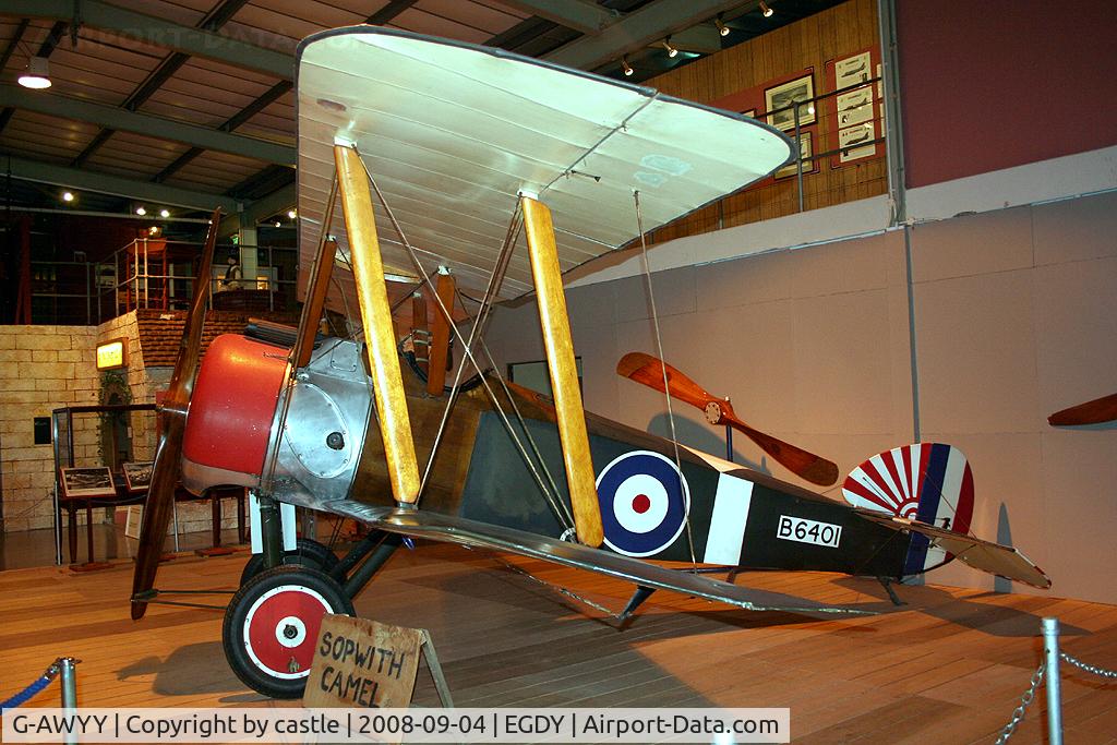 G-AWYY, 1969 Slingsby Sopwith F-1 Camel Replica C/N 1701, seen @ Yeovilton
