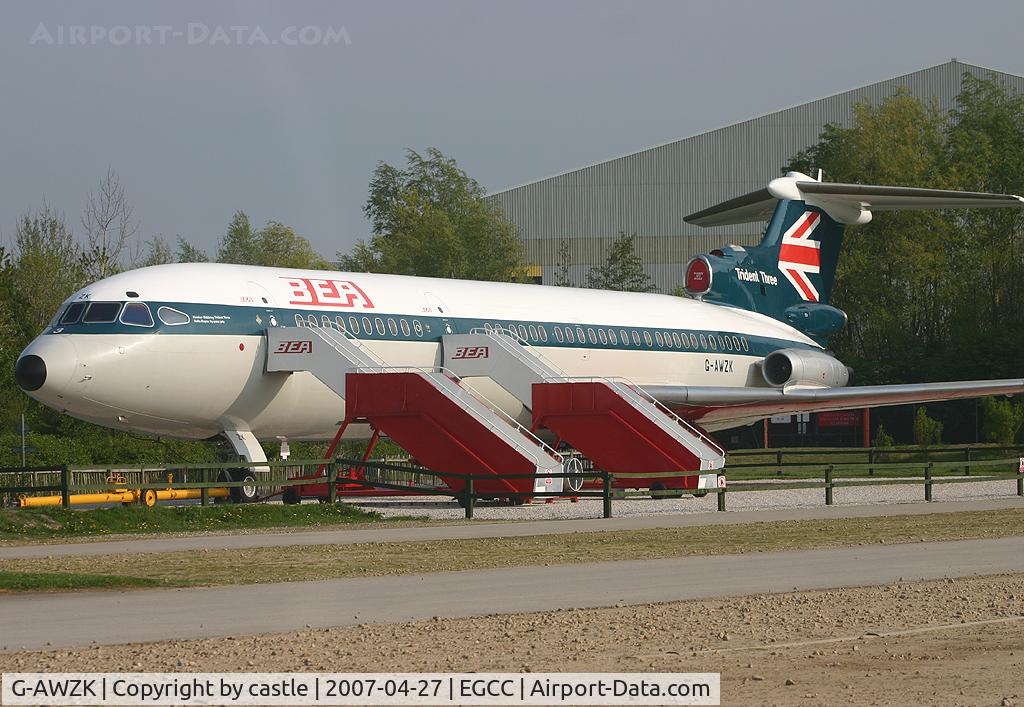 G-AWZK, 1971 Hawker Siddeley HS-121 Trident 3B-101 C/N 2312, seen @ Manchester
