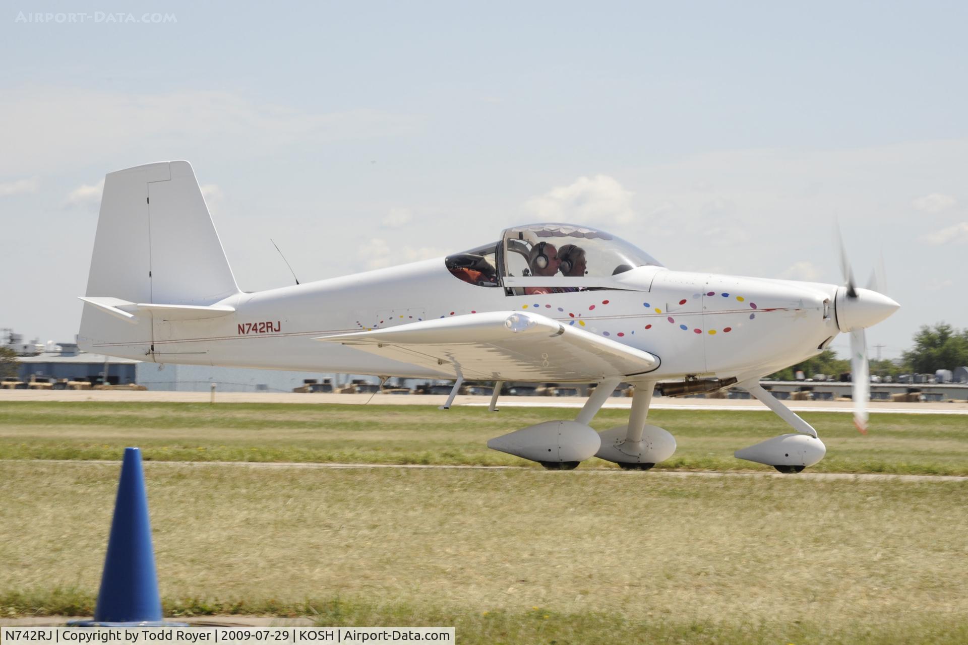 N742RJ, 2007 Vans RV-7A C/N 71582, EAA AIRVENTURE 2009