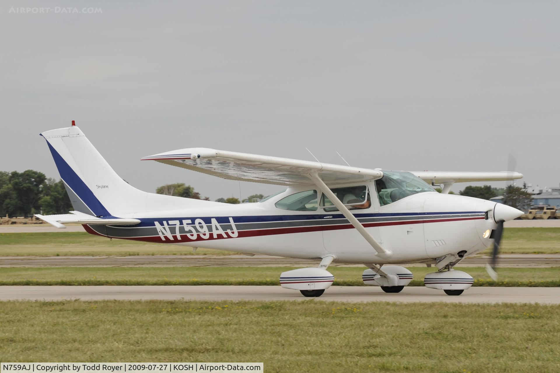 N759AJ, Cessna 182Q Skylane C/N 18265836, EAA AIRVENTURE 2009