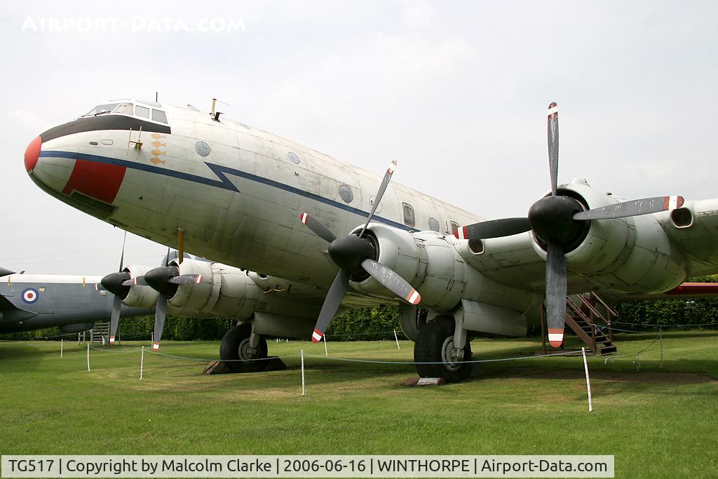TG517, 1948 Handley Page Hastings T.5 C/N HP67/21, Handley Page HP-67 Hastings T5. At Newark Air Museum, Winthorpe, UK in 2006.