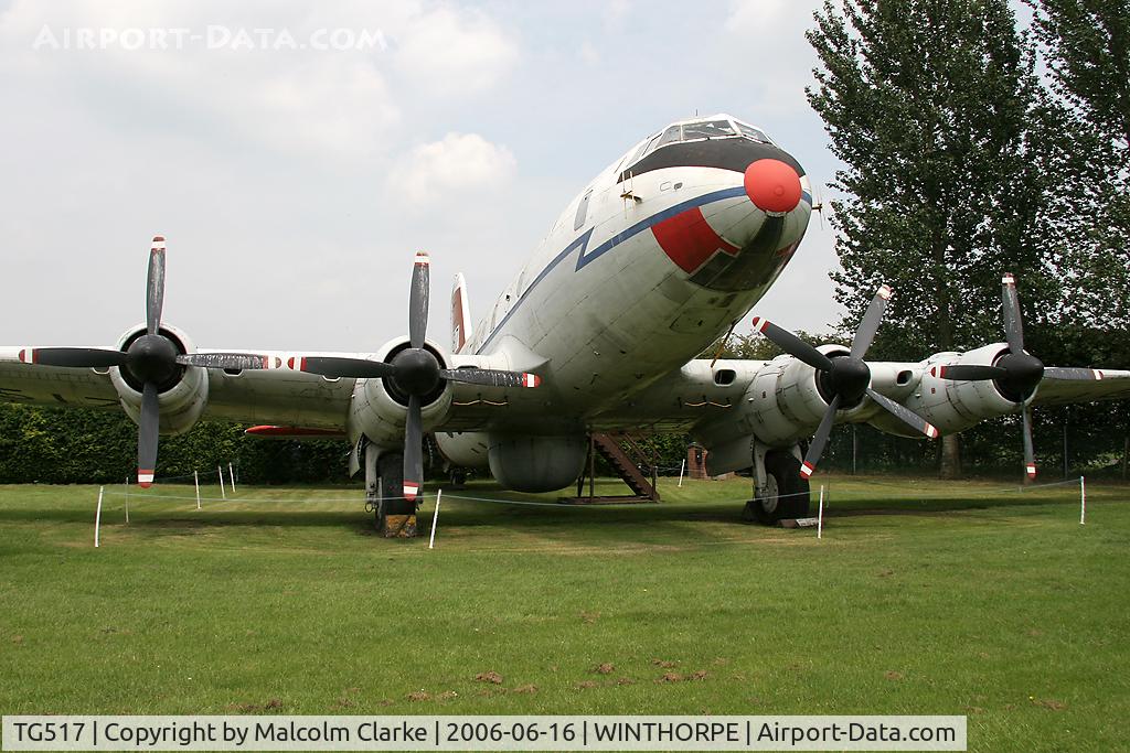 TG517, 1948 Handley Page Hastings T.5 C/N HP67/21, Handley Page HP-67 Hastings T5. At Newark Air Museum, Winthorpe, UK in 2006.