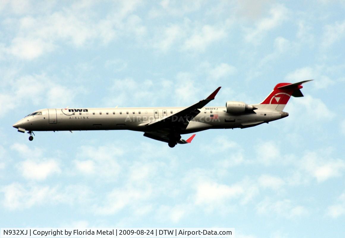 N932XJ, 2008 Bombardier CRJ-900ER (CL-600-2D24) C/N 15194, Mesaba CRJ-900