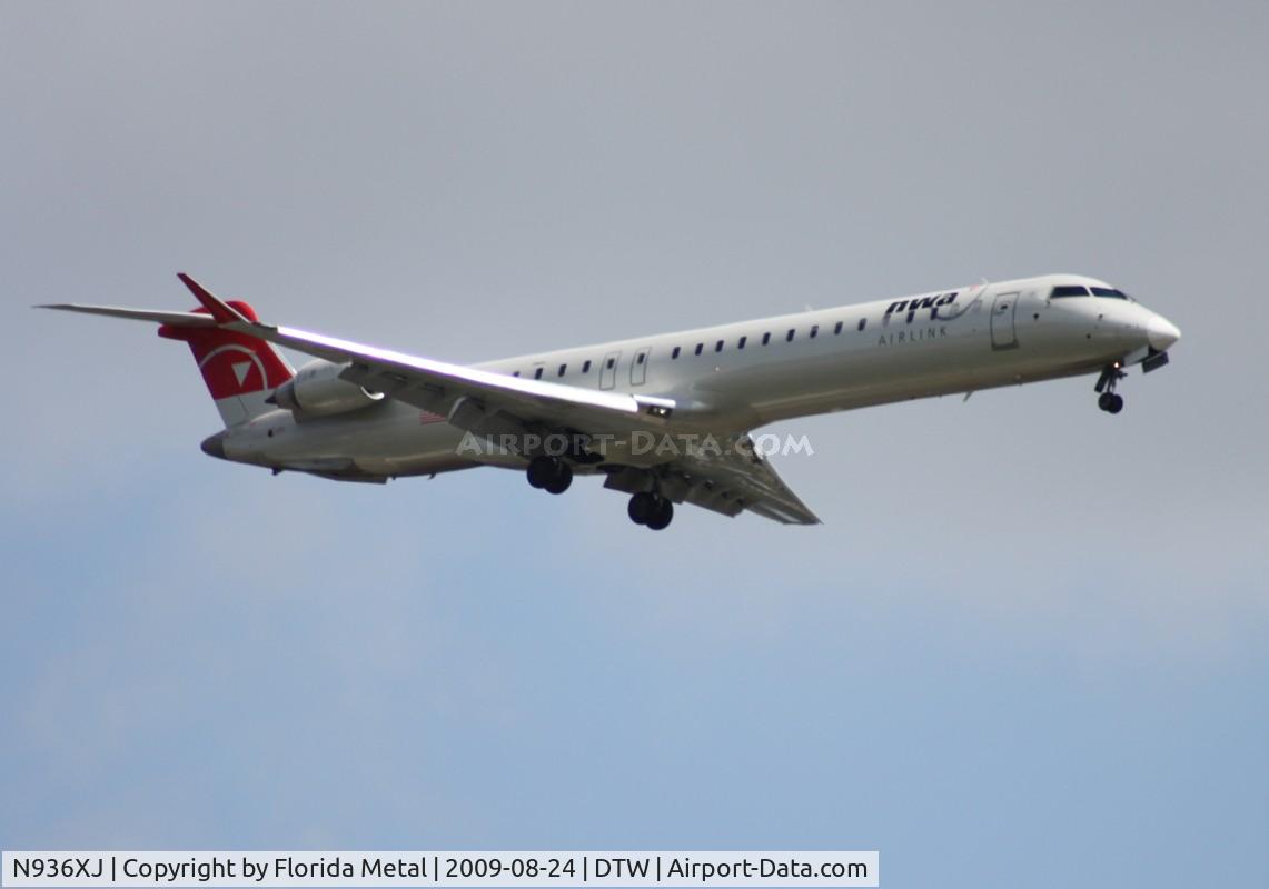 N936XJ, 2008 Bombardier CRJ-900ER (CL-600-2D24) C/N 15201, Mesaba CRJ-900