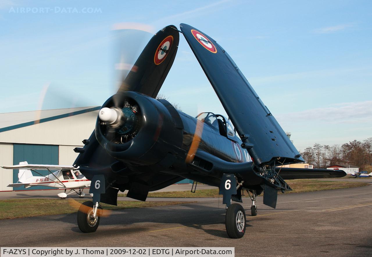 F-AZYS, Vought F4U-5N Corsair C/N Not found (Bu124541), Change Vought F4U-7 Corsair