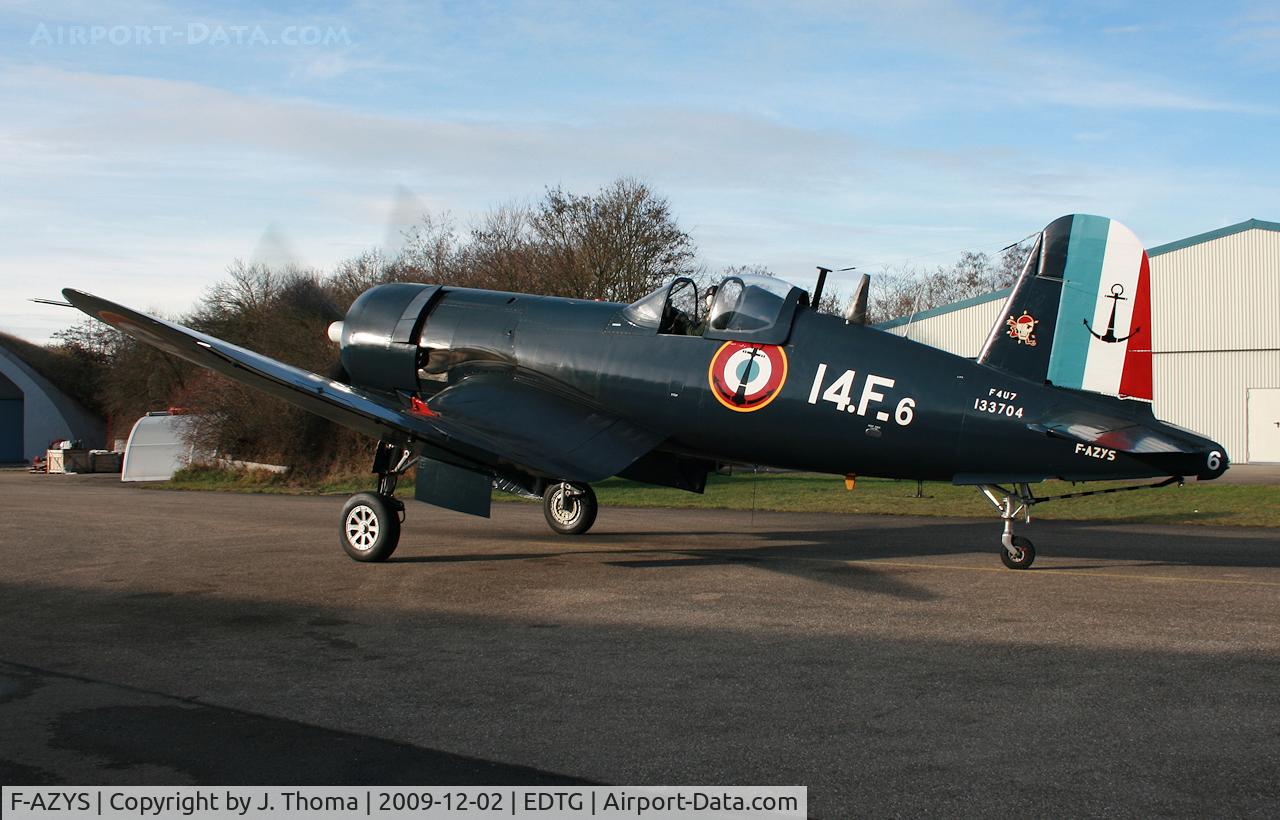 F-AZYS, Vought F4U-5N Corsair C/N Not found (Bu124541), Change Vought F4U-7 Corsair