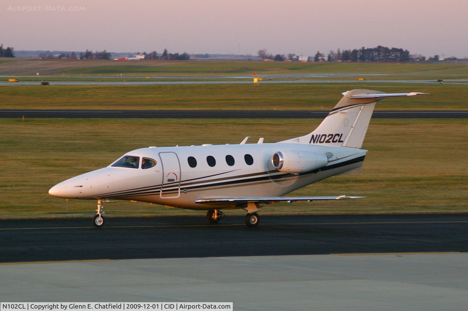 N102CL, 2007 Raytheon 390 Premier 1A C/N RB-178, Taxiing to RY 27 very early morning