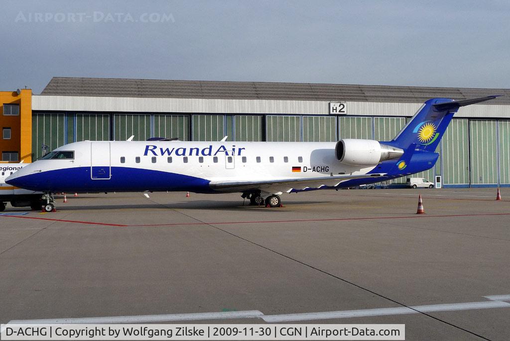 D-ACHG, 2000 Bombardier CRJ-200ER (CL-600-2B19) C/N 7439, visitor