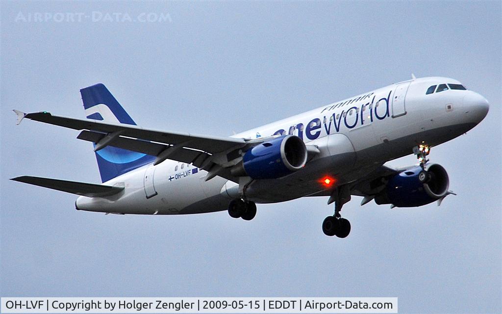 OH-LVF, 2002 Airbus A319-112 C/N 1808, Straight from Helsinki/Finland is arriving: