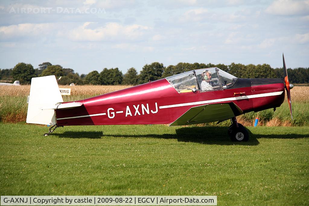 G-AXNJ, 1957 Wassmer (Jodel) D-120 Paris-Nice C/N 52, seen @ Sleap