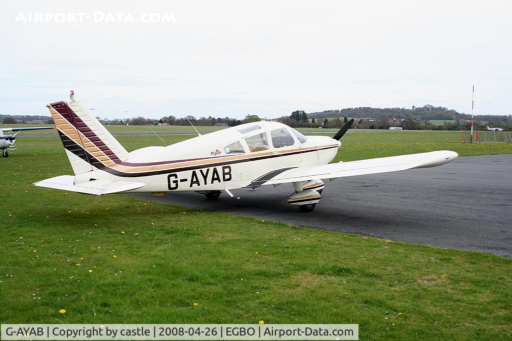 G-AYAB, 1970 Piper PA-28-180 Cherokee C/N 28-5804, seen @ Wloverhampton