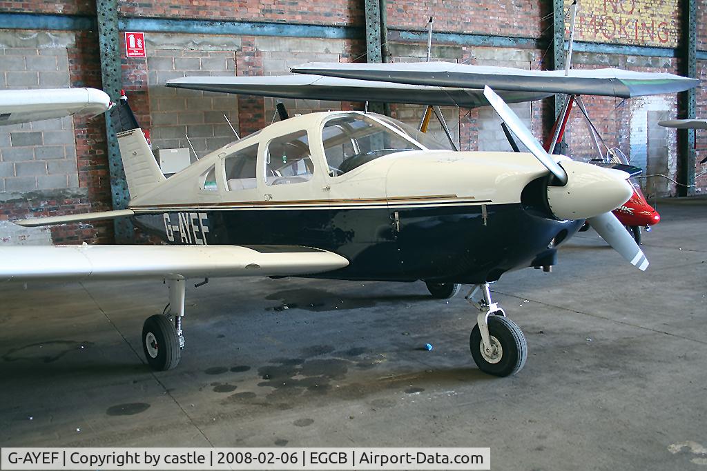 G-AYEF, 1970 Piper PA-28-180 Cherokee C/N 28-5815, seen @ Barton