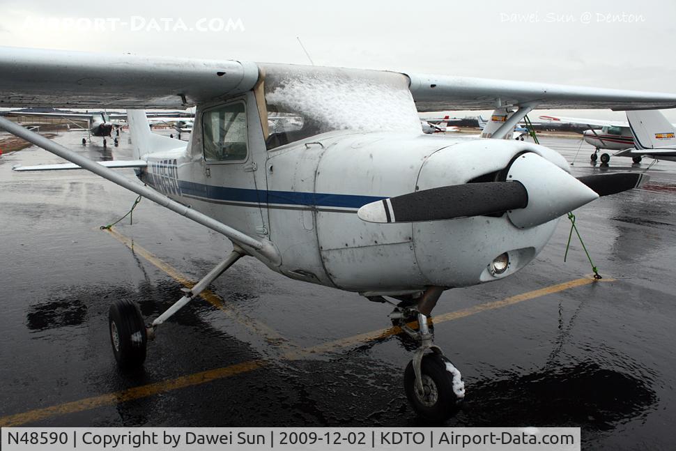 N48590, Cessna 152 C/N 15280920, denton