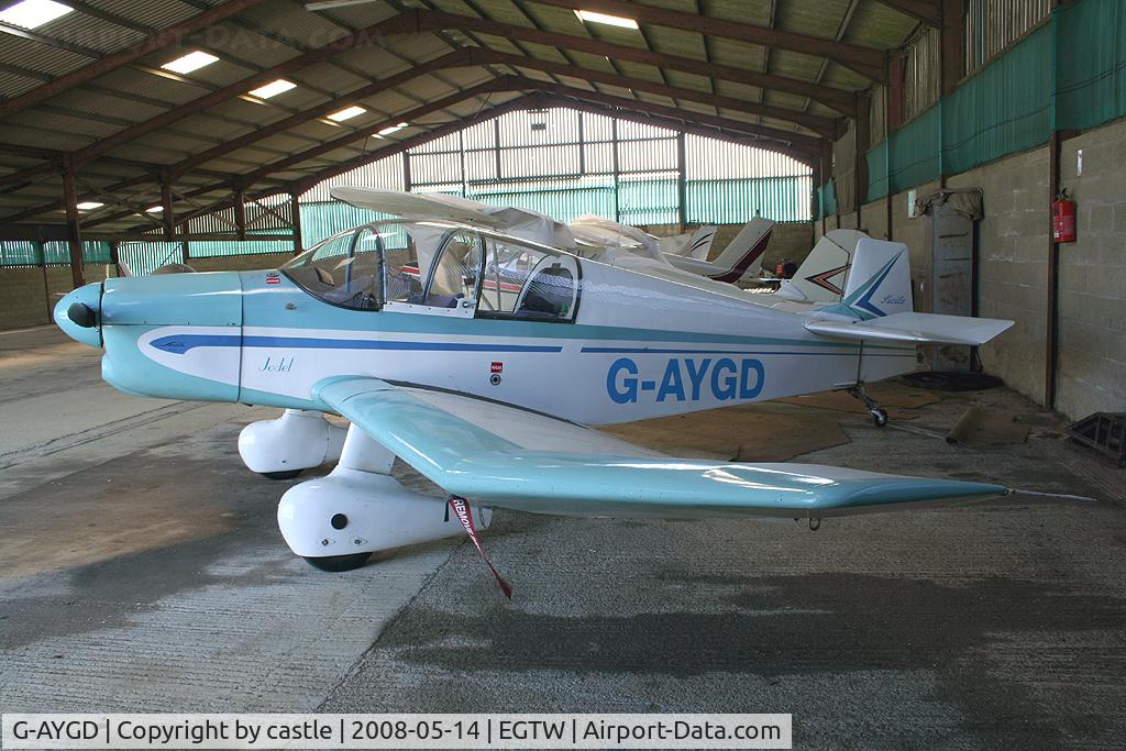 G-AYGD, 1963 CEA Jodel DR1050 Sicile C/N 515, seen @ Oaksey Park