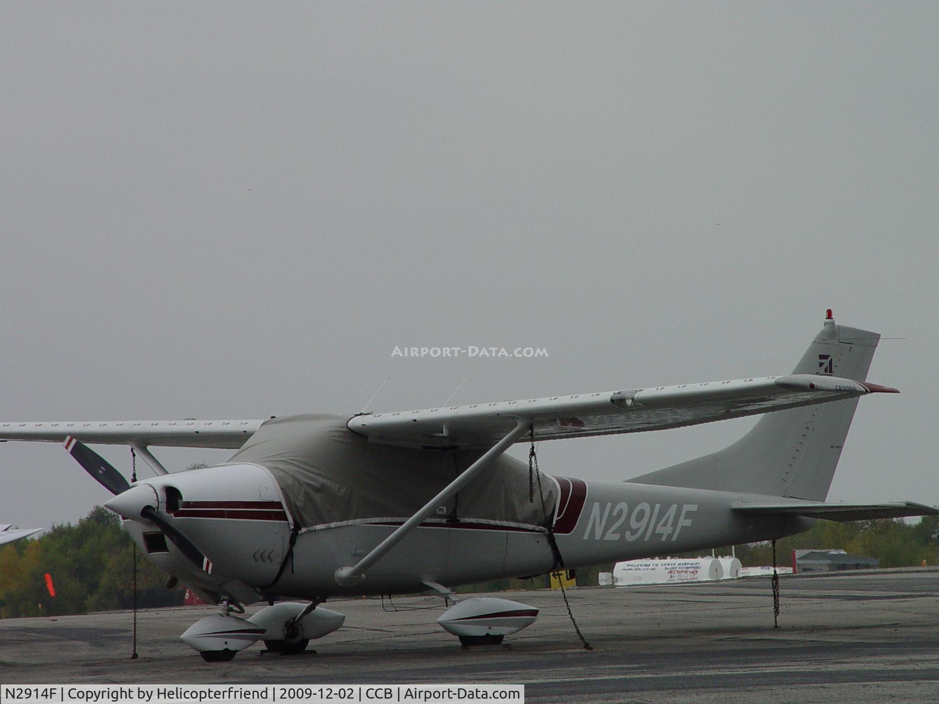 N2914F, 1965 Cessna 182J Skylane C/N 18257014, Parked, tied down, covered up from the weather