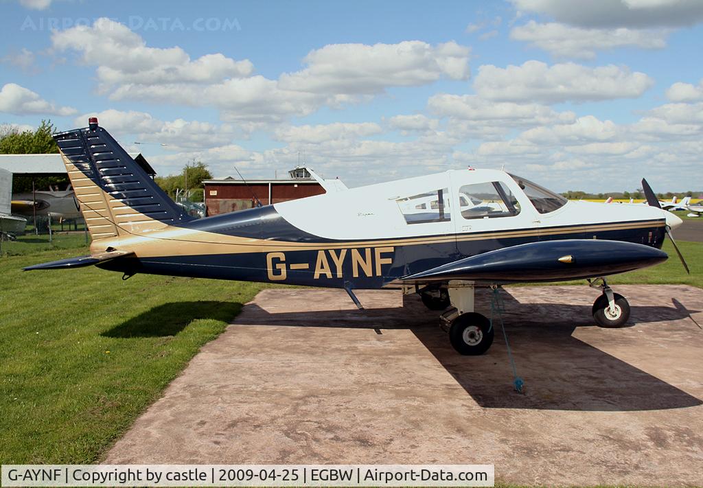 G-AYNF, 1970 Piper PA-28-140 Cherokee C/N 28-26778, seen @ Wellesbourne Mountford