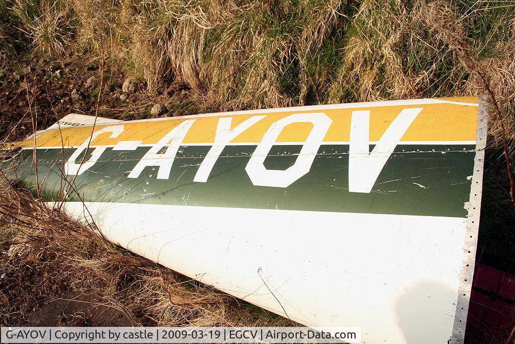 G-AYOV, 1971 Reims FA150L C/N 0104, seen @ Sleap