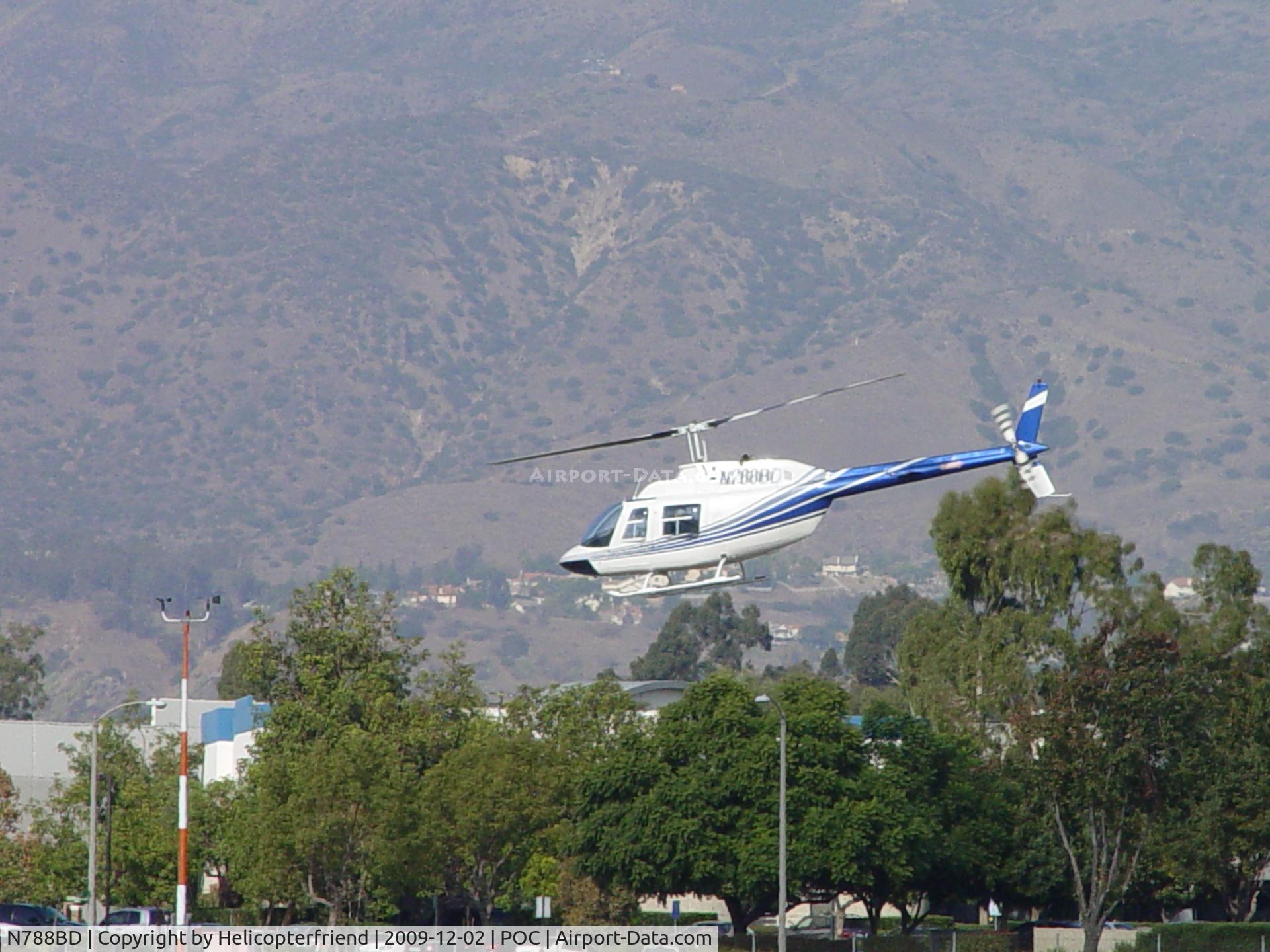 N788BD, 1975 Bell 206B JetRanger 2 C/N 1726, Lift off after auto rotation