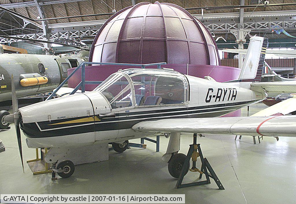 G-AYTA, 1971 Socata MS-880B Rallye Club C/N 1789, seen @ Manchester S&I Museum