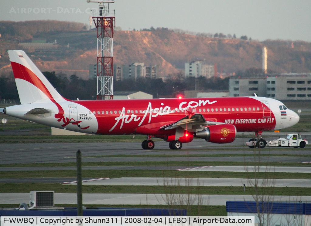 F-WWBQ, 2008 Airbus A320-216 C/N 3394, C/n 3394 - To be HS-ABD