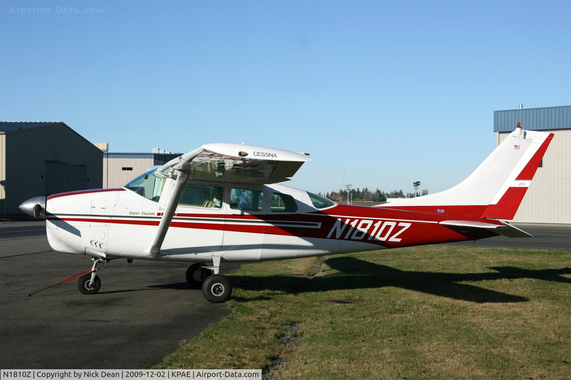 N1810Z, 1962 Cessna 210-5(205) C/N 205-0010, KPAE