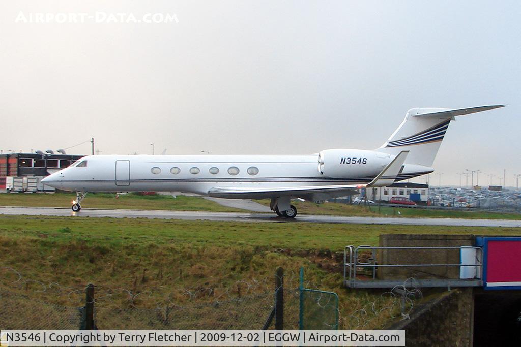 N3546, 2002 Gulfstream Aerospace G-V C/N 672, Gulfstream V at Luton