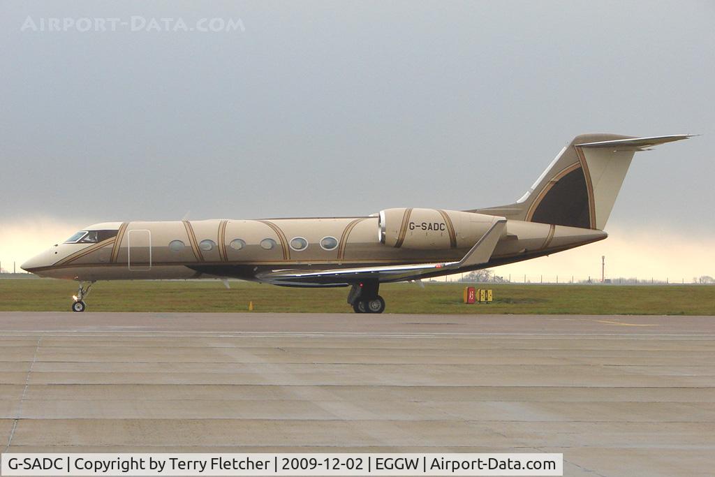 G-SADC, 2005 Gulfstream Aerospace GIV-X (G450) C/N 4027, Ocean Sky's new G450 at Luton
