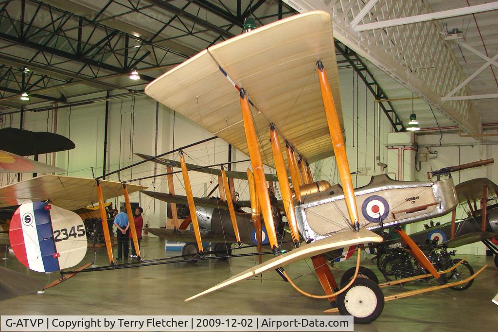 G-ATVP, 1966 Vickers FB.5 Gunbus (Replica) C/N FB5, exhibited in the RAF Museum Hendon , UK