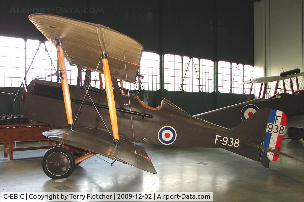G-EBIC, Royal Aircraft Factory SE-5A C/N 687/2404, exhibited in the RAF Museum Hendon , UK