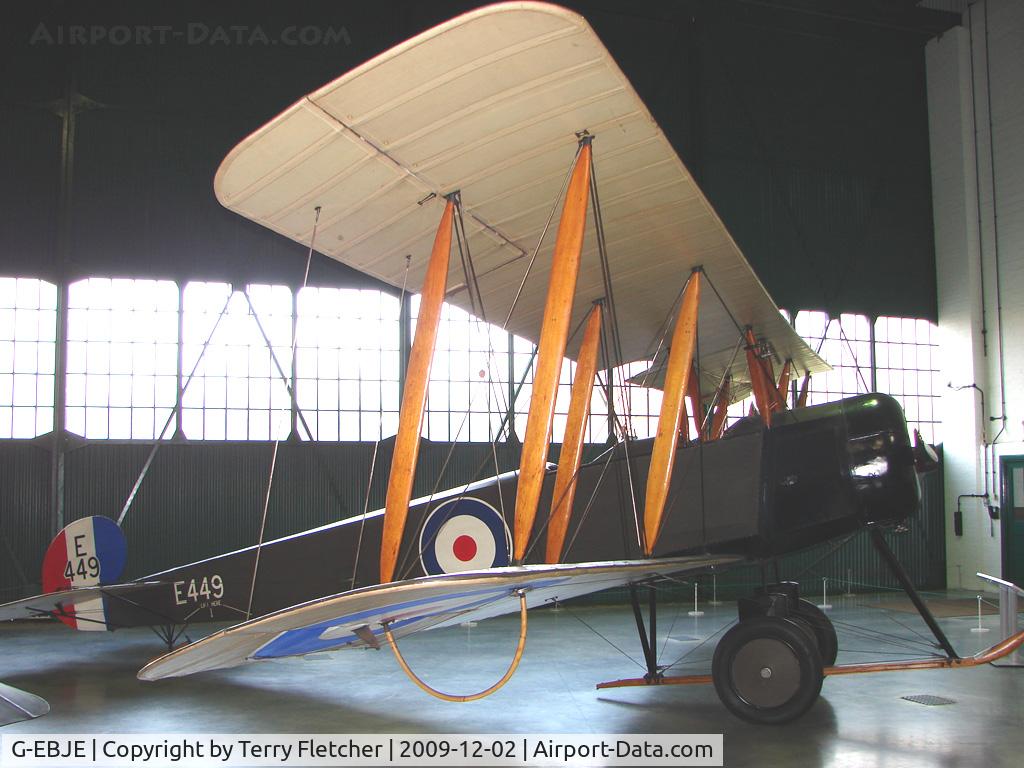 E449, 1966 Avro 504K C/N 927, exhibited in the RAF Museum Hendon , UK