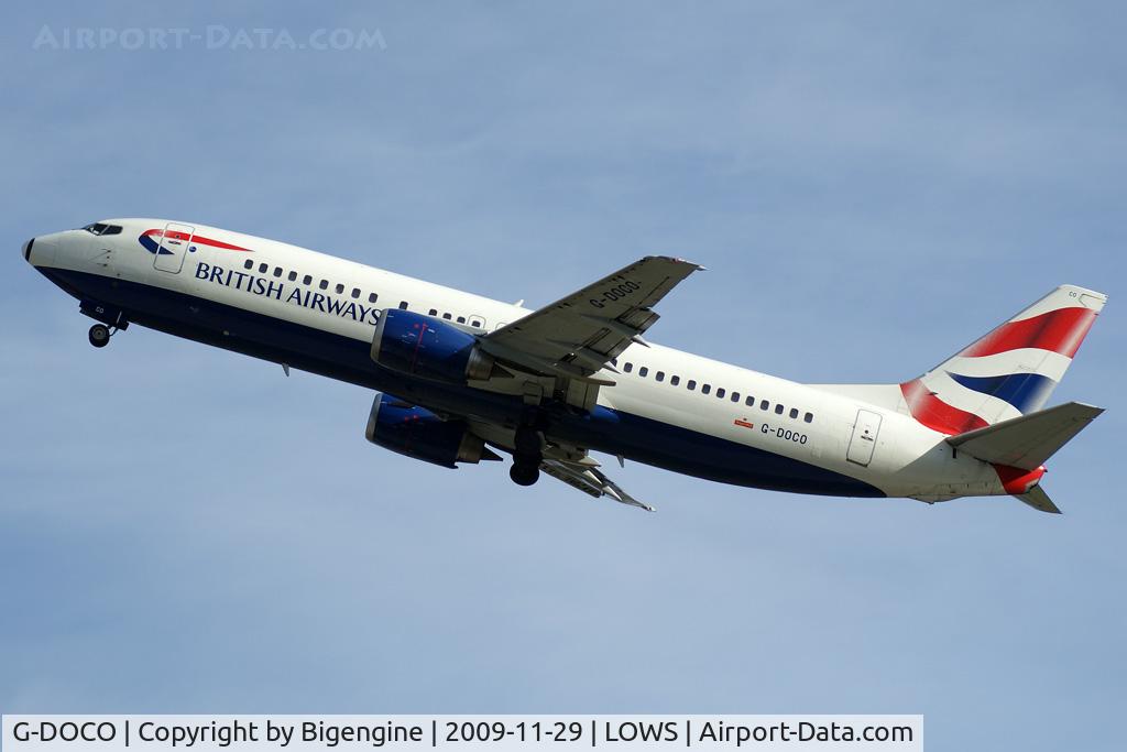 G-DOCO, 1992 Boeing 737-436 C/N 25849, British Airways