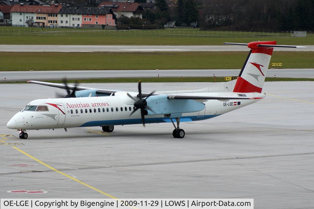 OE-LGE, 2001 De Havilland Canada DHC-8-402Q Dash 8 C/N 4042, Austrian Arrows