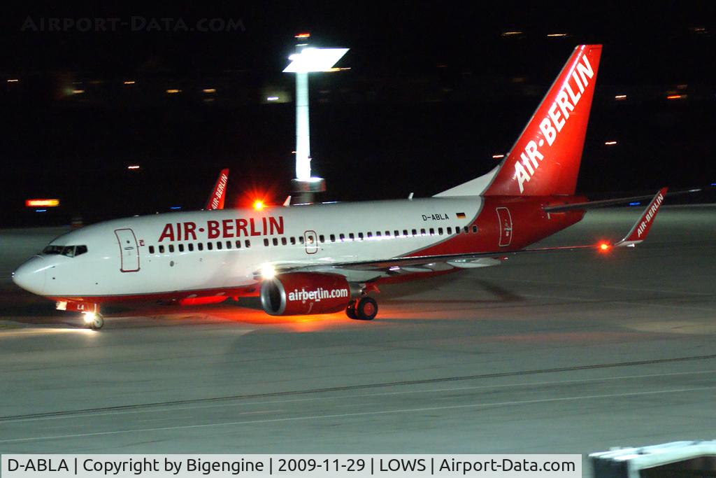 D-ABLA, 2007 Boeing 737-76J C/N 36114, Air Berlin