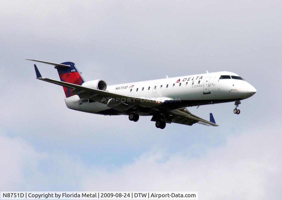 N8751D, 2003 Canadair CRJ-200 (CL-600-2B19) C/N 7751, Delta Connection CRJ-200