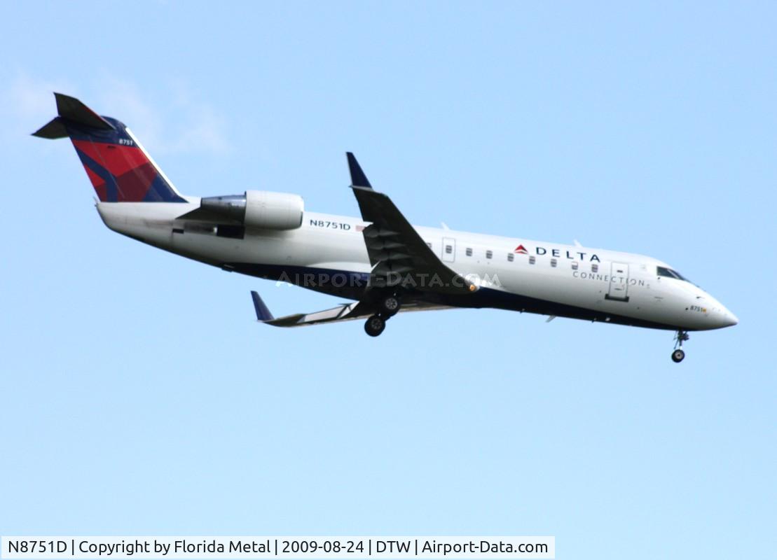 N8751D, 2003 Canadair CRJ-200 (CL-600-2B19) C/N 7751, Delta Connection CRJ-200