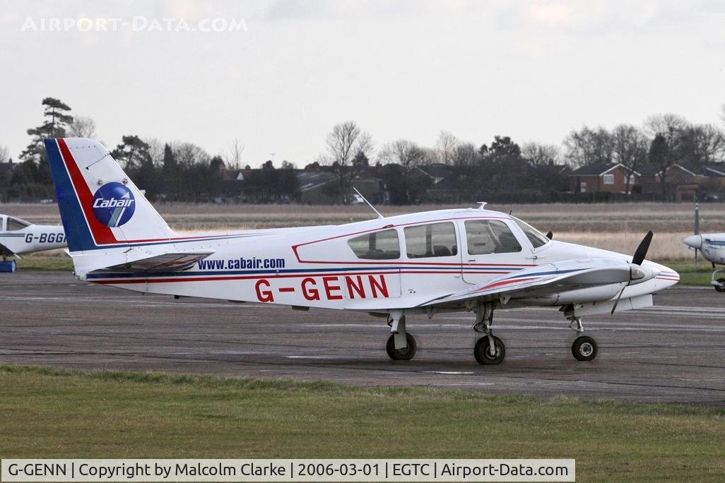 G-GENN, 1979 Gulfstream American GA-7 Cougar C/N GA7-0114, Gulfstream American GA-7 Cougar at Cranfield Airport, UK.