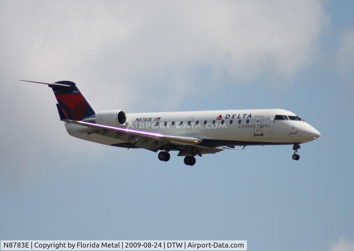 N8783E, 2003 Bombardier CRJ-200 (CL-600-2B19) C/N 7783, Delta Connection CRJ-200